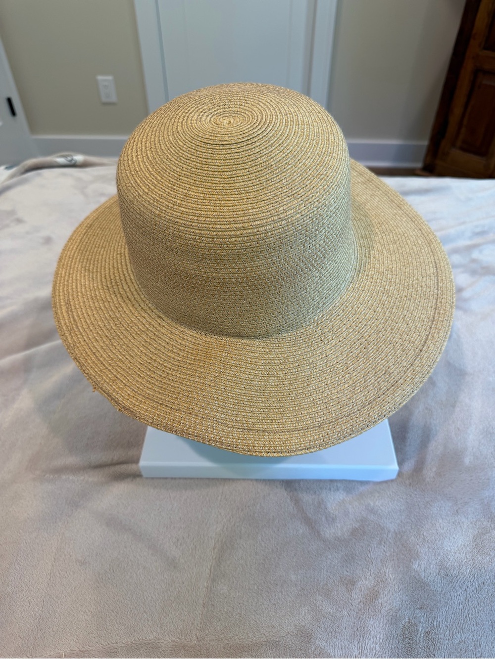 Talbots Women's Straw Sun Hat - Beige